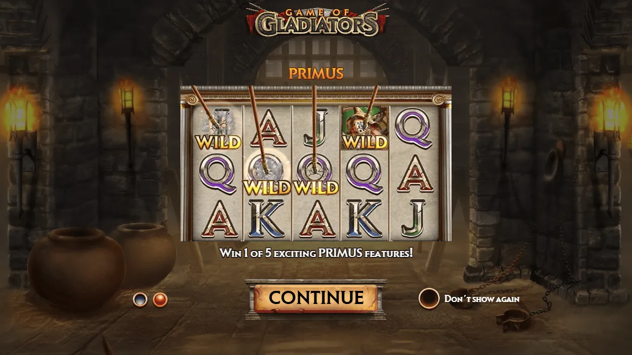 символи гри game of gladiators