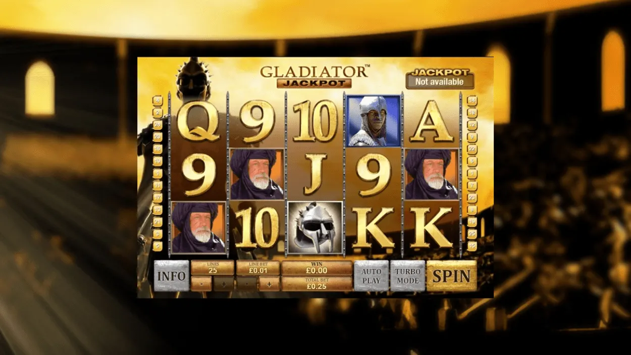 слот gladiator jackpot від Playtech