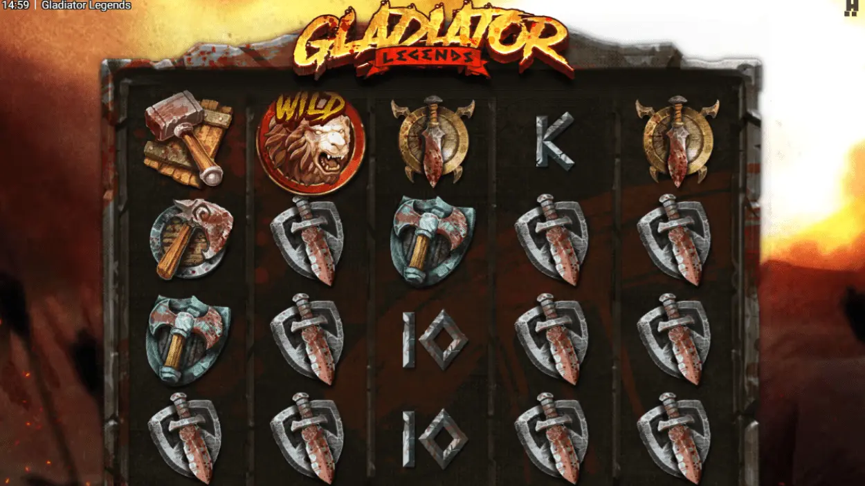 gladiator legends від Hacksaw Gaming